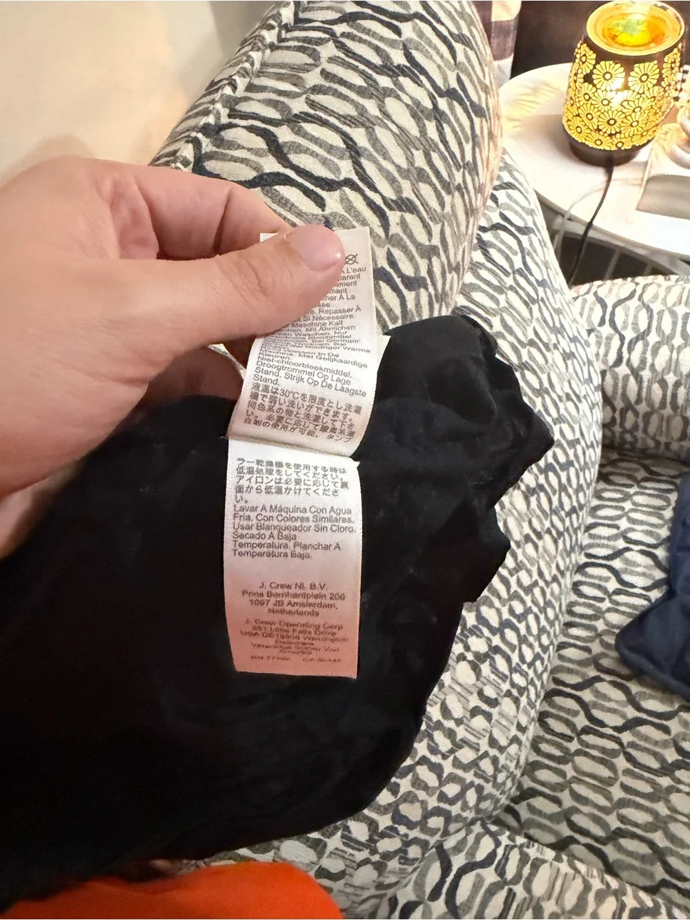 J. Crew Size XXL Black Square-Neck Long Sleeve Smocked Mini Dress